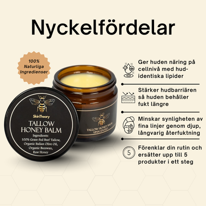 Organic Tallow Honey Balm - Återfukta & lugna din hud på det naturliga sättet